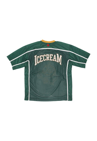 ICE CREAM Casacca Uomo Cherry Applique Football Top Green da uomo