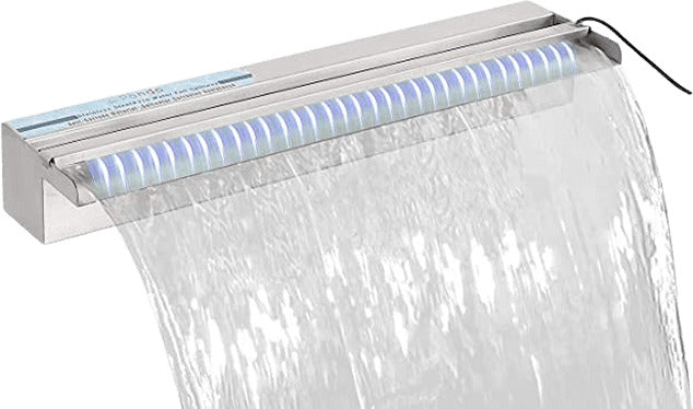 Cascata Tenda Led 7 Luci Led Colorate Con Telecomando Acciaio Inox Illuminazione/Strisce LED Liquidator Italia - Nicosia, Commerciovirtuoso.it