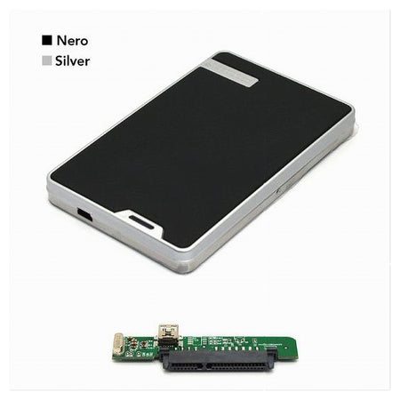 Case Box Esterno Per Hard Disk Hd Hdd 2.5 Sata Auto Alimentato Usb 2.0 Sa-2.0b