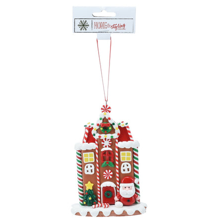 Pendente casa natalizia per Albero di Natale per decorazioni natalizie