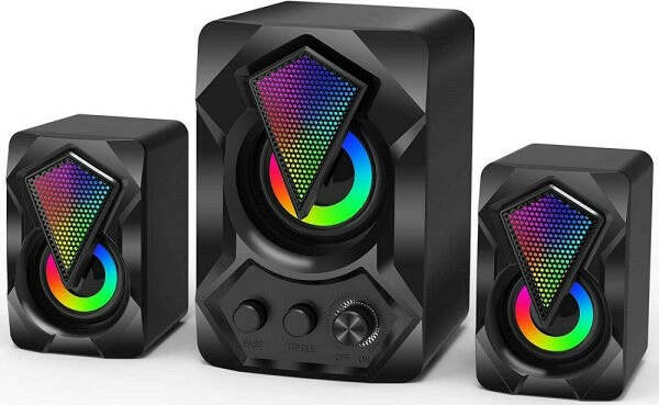 Casse-Audio-2.0-Aux-Usb-Altoparlanti-Subwoofer-Rgb-Per-Pc-Notebook-5+3-W-Ab-d391