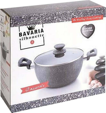 Casseruola Da Cucina Pentola Con Coperchio In Vetro Temperato E Valvola Vapore Rivestimento Antiaderente Stone Casa e cucina/Pentole padelle e pirofile/Pentole e padelle/Casseruole Puleo Casa - Palermo, Commerciovirtuoso.it