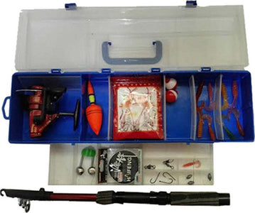 CASSETTA COMPLETA KIT CANNA DA PESCA MULINELLO ESCHE ARTIFICIALI GALLEGGIANTE Sport e tempo libero/Caccia e Pesca/Pesca/Accessori/Attrezzatura da pesca Trade Shop italia - Napoli, Commerciovirtuoso.it