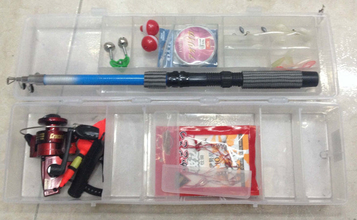 CASSETTA COMPLETA KIT CANNA DA PESCA MULINELLO ESCHE ARTIFICIALI GALLEGGIANTE Sport e tempo libero/Caccia e Pesca/Pesca/Accessori/Attrezzatura da pesca Trade Shop italia - Napoli, Commerciovirtuoso.it