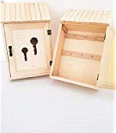 Cassetta-Porta-Chiavi-Postale-Legno-Portachiavi-Appendichiavi-Key-Box-Decoupage