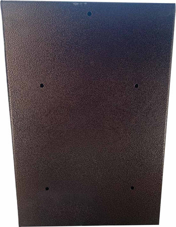 Cassetta postale bronzo verniciata a polvere h 37 cm montaggio a parete