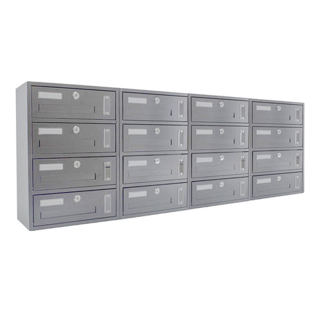 Cassetta postale condominiale da muro buca lettere componibile "Made in Italy"