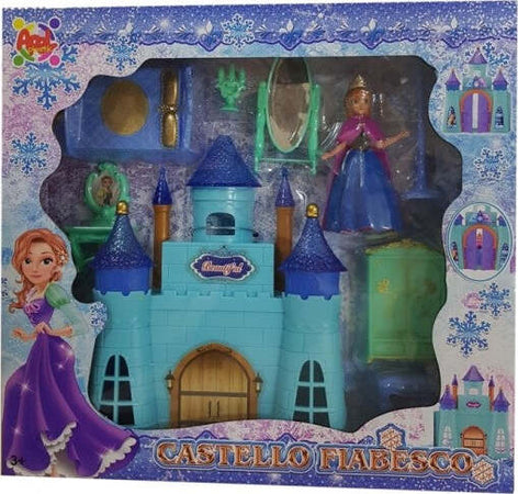 Castello-Fiabesco-Bambole-Principesse-Casa-Letto-Specchio-Gioco-Anna-Bambine