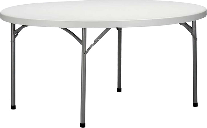 CATE---tavolo-catering-pieghevole-salvaspazio-in-metallo-e-abs-tondo-150-Bianco-Milani-Home