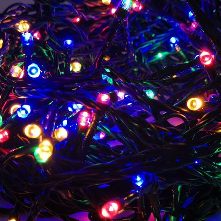Catena-10-METRI-Luci-a-LED-Luminosa-Natalizia-RGB