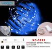 Catena 20 Microled A Batteria Cavo Silver Luce Blu Fissa + Intermittente Xc-3222 Illuminazione/Illuminazione per esterni/Catene luminose Trade Shop italia - Napoli, Commerciovirtuoso.it