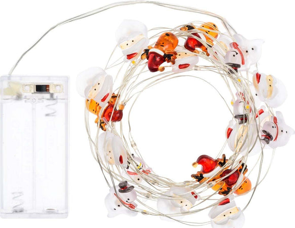 Catena lineare con decorazione Babbo, Renna e Pupazzo con microled per interno ed esterno Ø1,5 mm Casa e cucina/Decorazioni per interni/Addobbi e decorazioni per ricorrenze/Decorazioni natalizie/Luci natalizie/Catene luminose per interni MagiediNatale.it - Altamura, Commerciovirtuoso.it