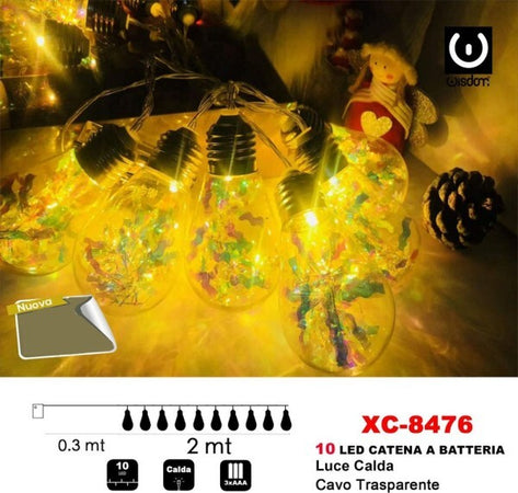 Catena-Luminosa-Lampadine-Bulbo-10led-Batteria-Luce-Calda-Cavo-Traparente-Xc-8476