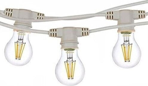CATENA stagna gomma BIANCA STRINGA 10 metri 10 attacchi e27 luce LED IMPERMEABILE IP54 - tech-it Casa e cucina/Decorazioni per interni/Addobbi e decorazioni per ricorrenze/Decorazioni natalizie/Luci natalizie/Catene luminose per interni Zencoccostore - Formia, Commerciovirtuoso.it