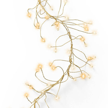 Luci di natale con 960 microLED color bianco caldo da 6 m