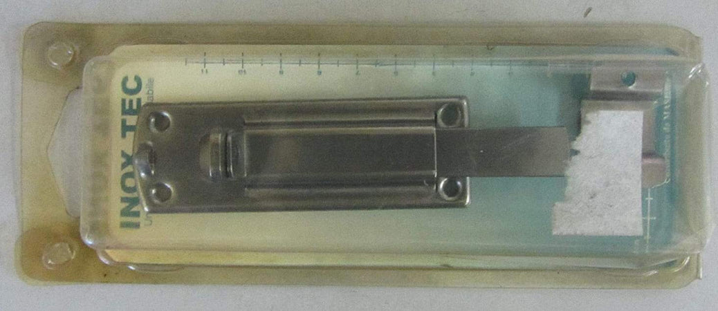 CATENACCIO-TRASVERSALE-PER-PORTE-CON-LEVA-E-RISCONTRO-100x27MM---IN-ACCIAIO-INOSSIDABILE