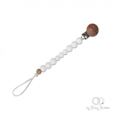 Catenella con clip per il ciuccio BY BABY BUBBLES