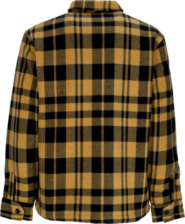 CATERPILLAR-Camicia-Imbottita-Uomo-Plaid-Jacket-Yellow-Check-da-uomo