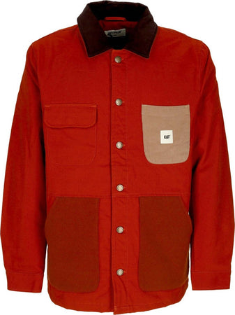 CATERPILLAR-Giacca-Workwear-Uomo-Mix-Media-Jacket-Sienna-Red-da-uomo