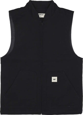 CATERPILLAR-Smanicato-Uomo-Canvas-Vest-Black-da-uomo