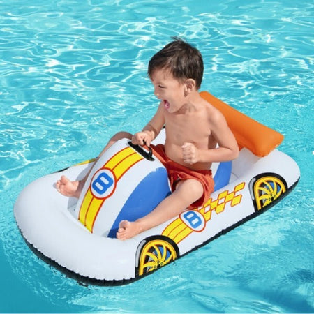 Cavalcabile-Auto-Sportiva-110x75cm-Galleggiante-Piscina-Spiaggia-Gonfiabile-41480