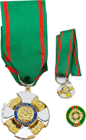 Cavaliere Al Merito Della Repubblica Omri Con Croce Grande Da Cerimonia - Croce Piccola Per La Divisa Di Gala - Distintivo In Metallo Da Abiti Civili Sport e tempo libero/Accessori/Trofei medaglie e premi/Medaglie Il Distintivo - Pesaro, Commerciovirtuoso.it