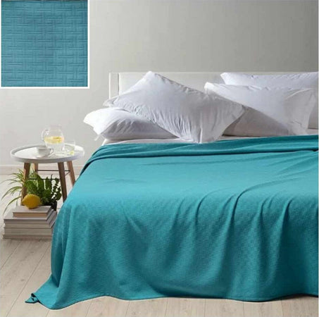 Cavalieri Elegante Copriletto Matrimoniale 260x260 Clara Cotone Jacquard Tinta Unita Casa e cucina/Tessili per la casa/Biancheria da letto/Copriletti La Bottega del Risparmio - Bari, Commerciovirtuoso.it