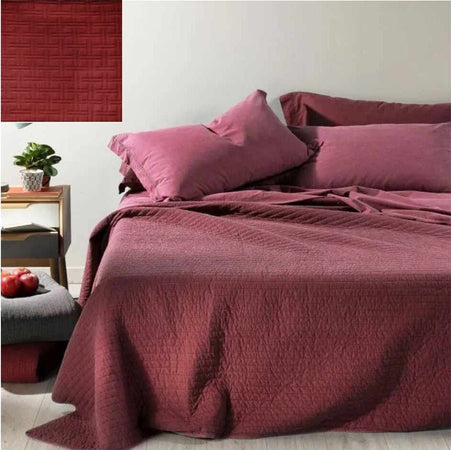 Cavalieri Elegante Copriletto Matrimoniale 260x260 Clara Cotone Jacquard Tinta Unita Casa e cucina/Tessili per la casa/Biancheria da letto/Copriletti La Bottega del Risparmio - Bari, Commerciovirtuoso.it