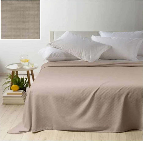 Cavalieri Elegante Copriletto Matrimoniale 260x260 Clara Cotone Jacquard Tinta Unita Casa e cucina/Tessili per la casa/Biancheria da letto/Copriletti La Bottega del Risparmio - Bari, Commerciovirtuoso.it