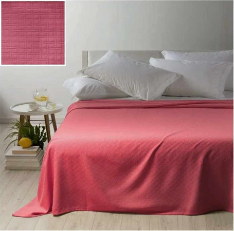 Cavalieri Elegante Copriletto Matrimoniale 260x260 Clara Cotone Jacquard Tinta Unita Casa e cucina/Tessili per la casa/Biancheria da letto/Copriletti La Bottega del Risparmio - Bari, Commerciovirtuoso.it
