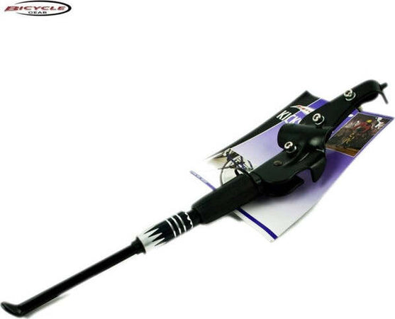 Cavalletto-Bici-Supporto-Bicicletta-Laterale-1-Gamba-Regolabile-Piedi-Bici-Nero