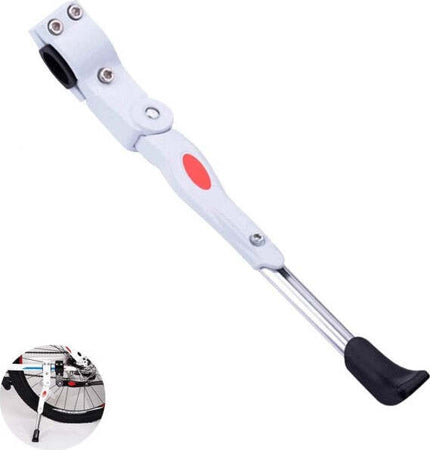 Cavalletto-Per-Bici-Supporto-Bicicletta-Laterale-Altezza-Regolabile-Reflettore