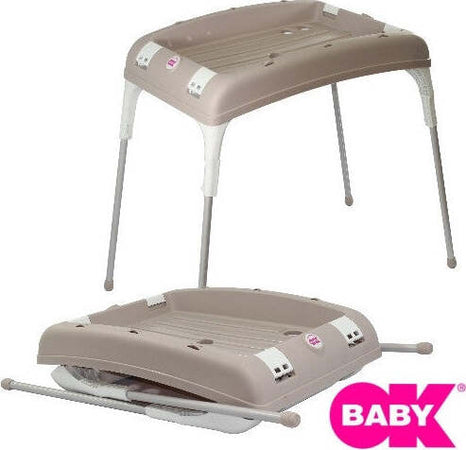 Cavalletto Pieghevole Ok Baby con Scarico Prima infanzia/Igiene e benessere/Bagnetto/Vaschette e riduttori La Casa Del Bebè - Napoli, Commerciovirtuoso.it