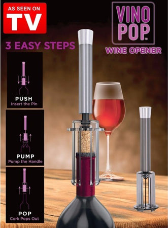 Cavatappi-A-Pressione-Pompa-Aria-Apribottiglie-Apri-Bottiglie-Vino-Sommelier