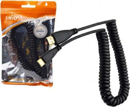 Cavo-Adattatore-A-Spirale-Molla-Da-Mini-Hdmi-A-Hdmi-Lunghezza-2-Metri-Hd-mc4525