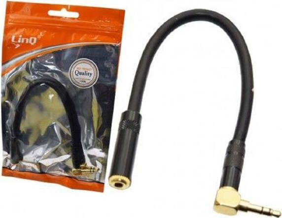 Cavo-Adattatore-Audio-Da-Jack-3,5mm-Femmina-A-3,5mm-Maschio-Angolo-20-Cm-Kl-9248