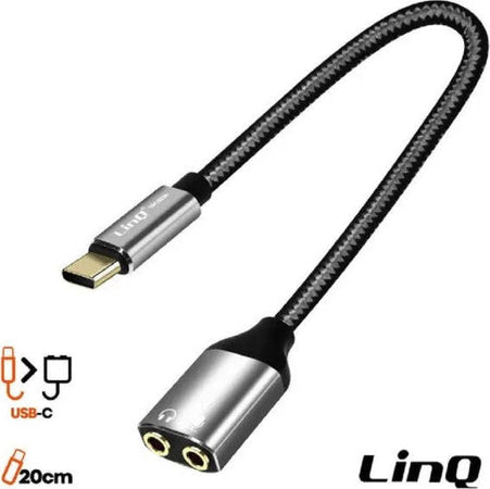 Cavo-Adattatore-Audio-Da-Type-c-A-Doppio-Jack-3,5mm-Cuffie-+-Microfono-Tpc3536