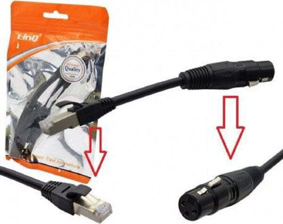 Cavo-Adattatore-Audio-Da-Xlr-Femmina-A-Rj45-Maschio-Lan-Di-Rete-Da-15-Cm-Kl-9236