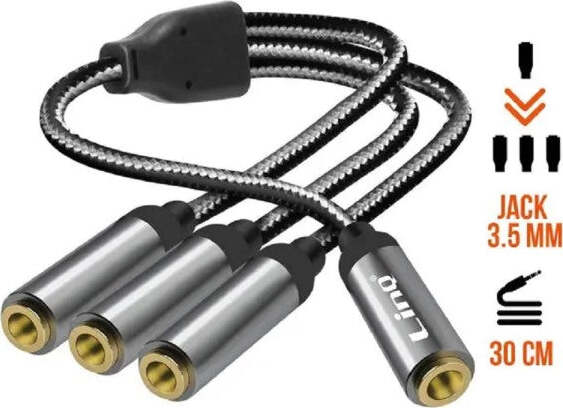 Cavo-Adattatore-Audio-Splitter-Da-Jack-3,5mm-Femmina-A-3x-Jack-3,5mm-Femmina-F1f3