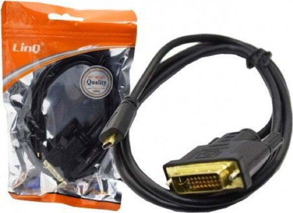Cavo-Adattatore-Conversione-Da-Micro-Hdmi-A-Dvi-d-24+1-Lunghezza-1,5-Mt-Dv-c4526