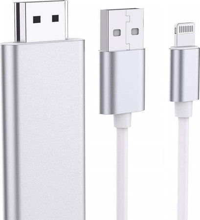Cavo Adattatore da Lightning a Digital AV HDMI 1080P Full HD Per iPhone 1,8 metri