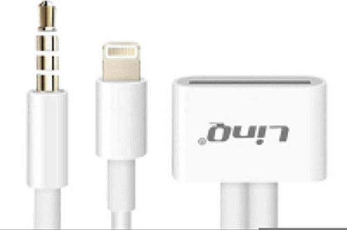 Cavo Adattatore Di Carica Per Iphone 30-pin Lightning + Jack Audio 3,5mm Ip-7746 Elettronica/Home Audio e Hi-Fi/Accessori/Cavi/Cavi ottici Trade Shop italia - Napoli, Commerciovirtuoso.it