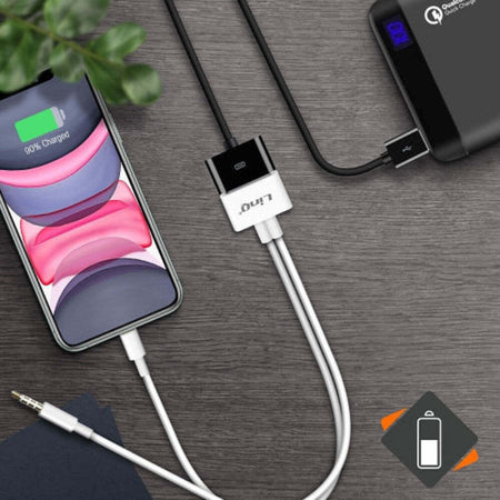 Cavo Adattatore Di Carica Per Iphone 30-pin Lightning + Jack Audio 3,5mm Ip-7746 Elettronica/Home Audio e Hi-Fi/Accessori/Cavi/Cavi ottici Trade Shop italia - Napoli, Commerciovirtuoso.it