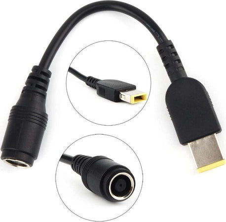 Cavo Adattatore Femmina 7,9 mm maschio 10,5 mm per lenovo ThinkPad Docking Station eCaricatore AC