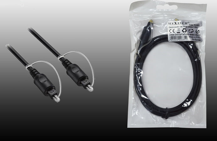 Cavo Audio In Fibra Ottica 1.5 Metri Connettore Maschio Maxtech Fo-d002 Elettronica e telefonia > Accessori Audio e Video > Cavi Audio e Video Trade Shop italia - Napoli, Commerciovirtuoso.it