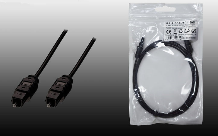 Cavo Audio In Fibra Ottica Digitale Per Cd / Dvi / Md Da 1,5 Metri Maxtech Fo-d001 Elettronica e telefonia > Accessori Audio e Video > Cavi Audio e Video Trade Shop italia - Napoli, Commerciovirtuoso.it