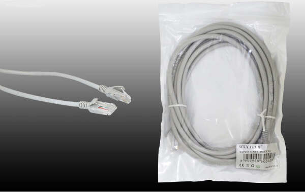 Cavo-Ethernet-Di-Rete-Lan-Per-Internet-Rj45-Cat5-3-Metri-Maxtech-Cat5-3m