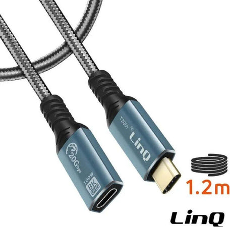 Cavo Prolunga Usb-c Maschio Femmina Type-c 8k Ricarica Pd100w 1,2mt 20gbps T20g1 Elettronica/Informatica/Accessori/Cavi e accessori/Cavi/Cavi USB Trade Shop italia - Napoli, Commerciovirtuoso.it