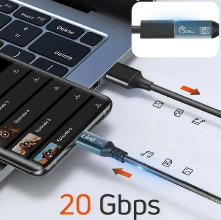 Cavo Prolunga Usb-c Maschio Femmina Type-c 8k Ricarica Pd100w 1,2mt 20gbps T20g1 Elettronica/Informatica/Accessori/Cavi e accessori/Cavi/Cavi USB Trade Shop italia - Napoli, Commerciovirtuoso.it
