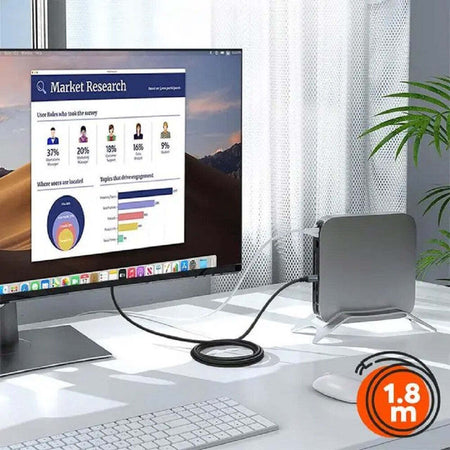 Cavo Video Adattatore Da Type-c A Dp Display Port Ultra Hd 8k 1,8 Mt Tpc-dp8k60 Elettronica/Cellulari e accessori/Accessori/Caricabatterie/Caricabatterie portatile Trade Shop italia - Napoli, Commerciovirtuoso.it